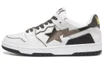 BAPE A BATHING APE Bape SK8 Sta White Silver