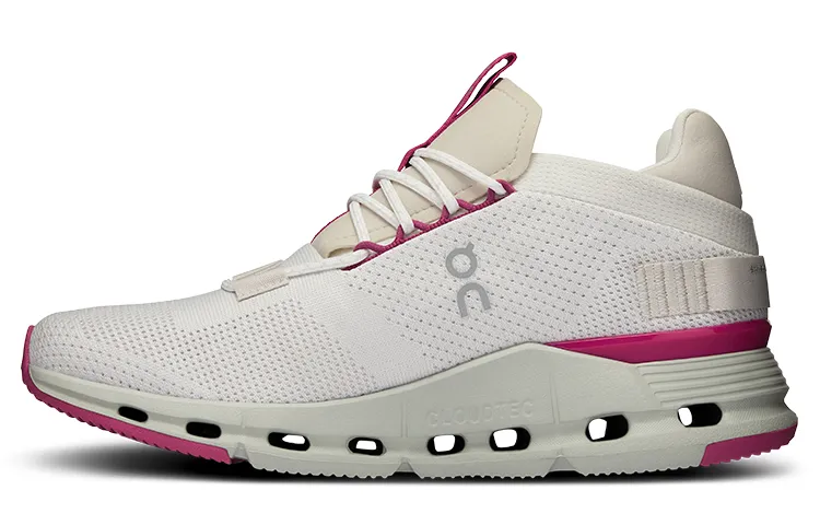 On Women's Cloudnova 'Undyed White CarnatiOn'