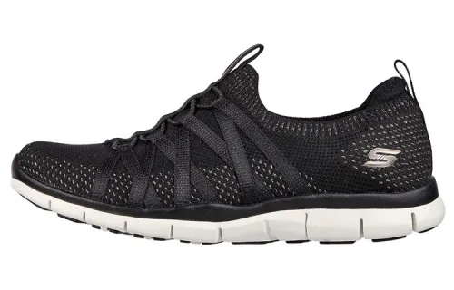 Skechers Gratis Fabric Low top Casual Shoes Women's Black