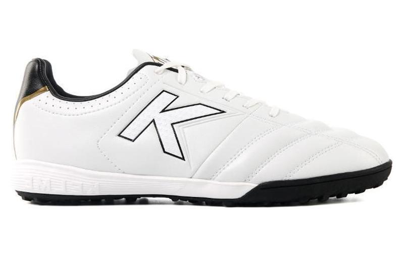KELME TF Turf Slip Resistant Abrasion Resistant Slip Resistant Abrasion Resistant Soccer Shoes Men’s White Black