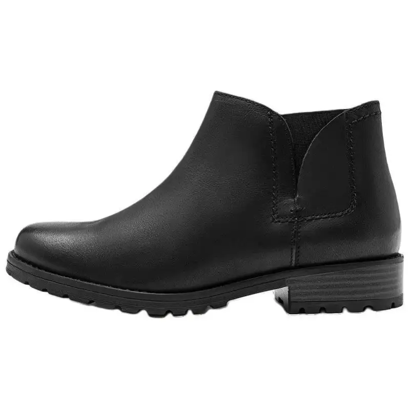 Clarks Short Chelsea Boots 3cm Women's Black