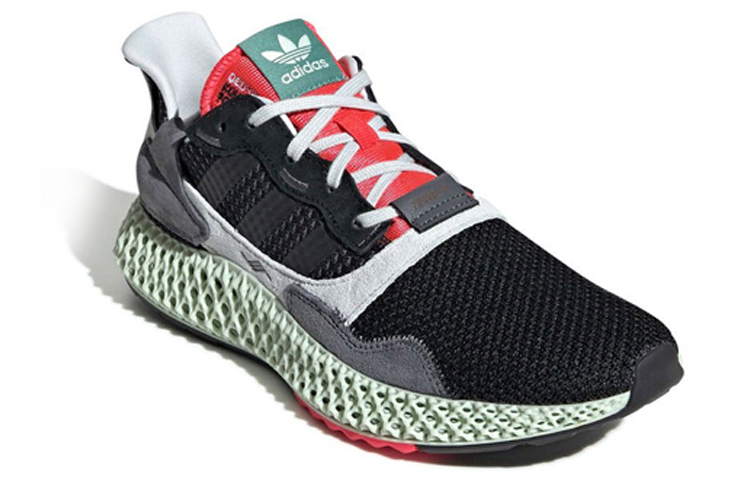 Кроссовки adidas ZX 4000 4D Black Onix (черные) — Чёрный — фото 3