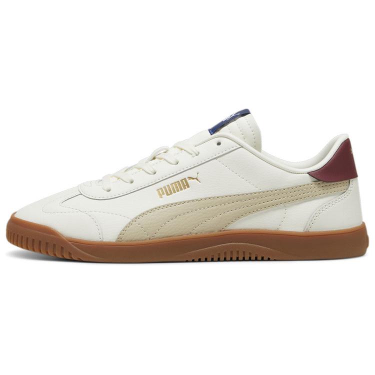 PUMA Club 5v5 Abrasion Resistant Low top German Army Trainers Men's White Beige