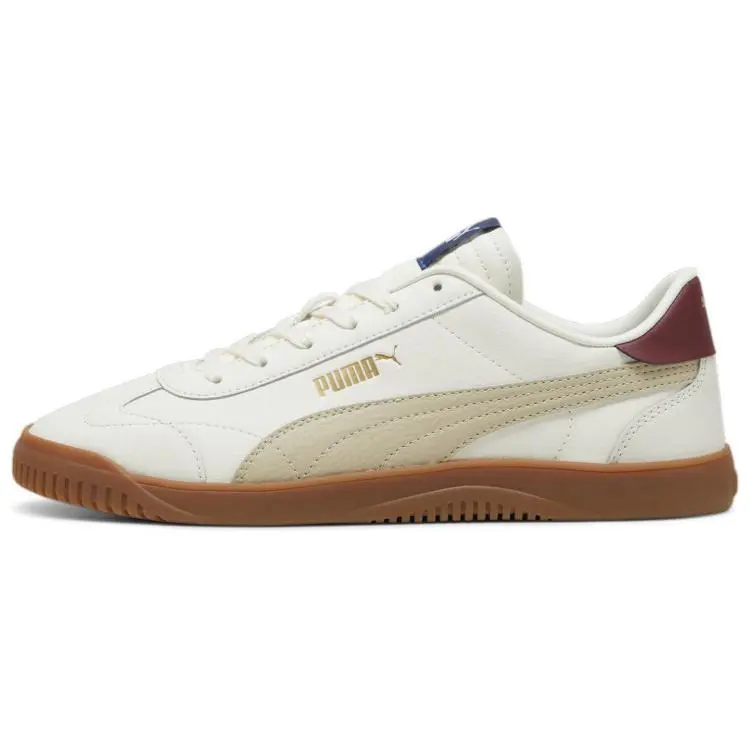 PUMA Club 5v5 Abrasion Resistant Low top German Army Trainers Unisex White Beige