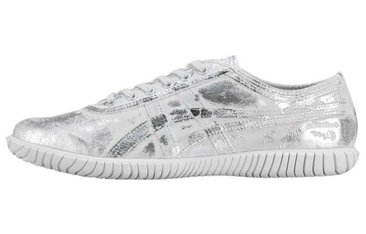 Onitsuka Tiger Tsunahiki Cushioning Slip Resistant Abrasion Resistant Low top Casual Shoes Unisex Silver