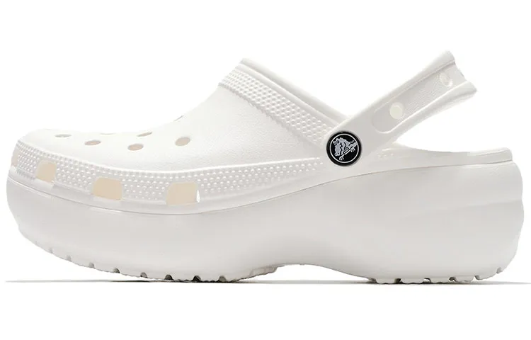 Crocs Classic Platform Clog White Women's