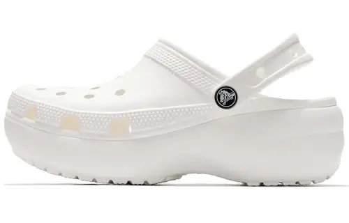 Crocs Classic Platform Clog White Women's