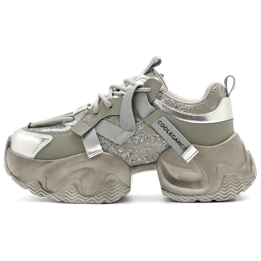 BELLE Fabric Low top Chunky Sneakers Women's