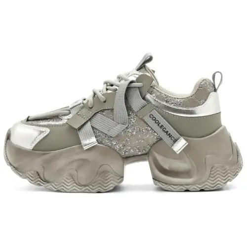 BELLE Fabric Low top Chunky Sneakers Women's
