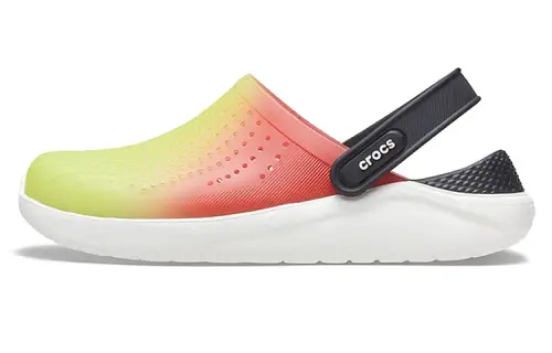 Crocs LiteRide EVA Clogs Unisex Blue Orange Gradient