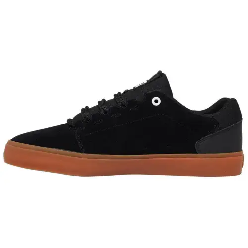 DC Shoes Leather Low top Skateboard Shoes Men's Black