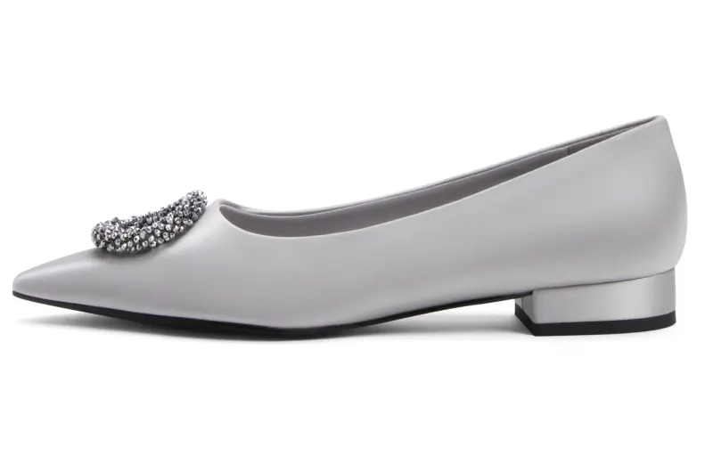 CHARLES&KEITH Fabric Casual Shoes 2.1cm Women's
