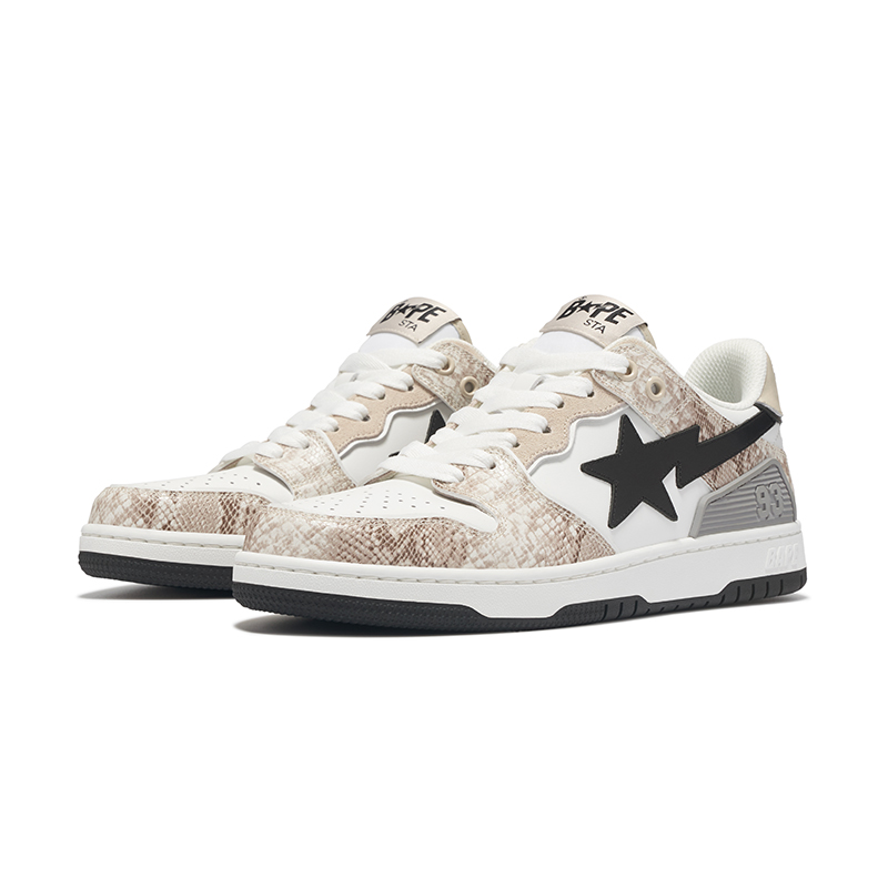 Мужские кеды A BATHING APE A BATHING APE SK8 STA (белые)