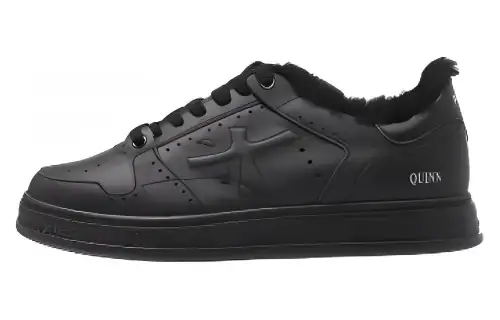 PREMIATA Leather Low top Skateboard Shoes Men's Black