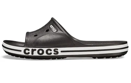 Crocs Bayaband Clog Hollow Out Casual Black Slippers
