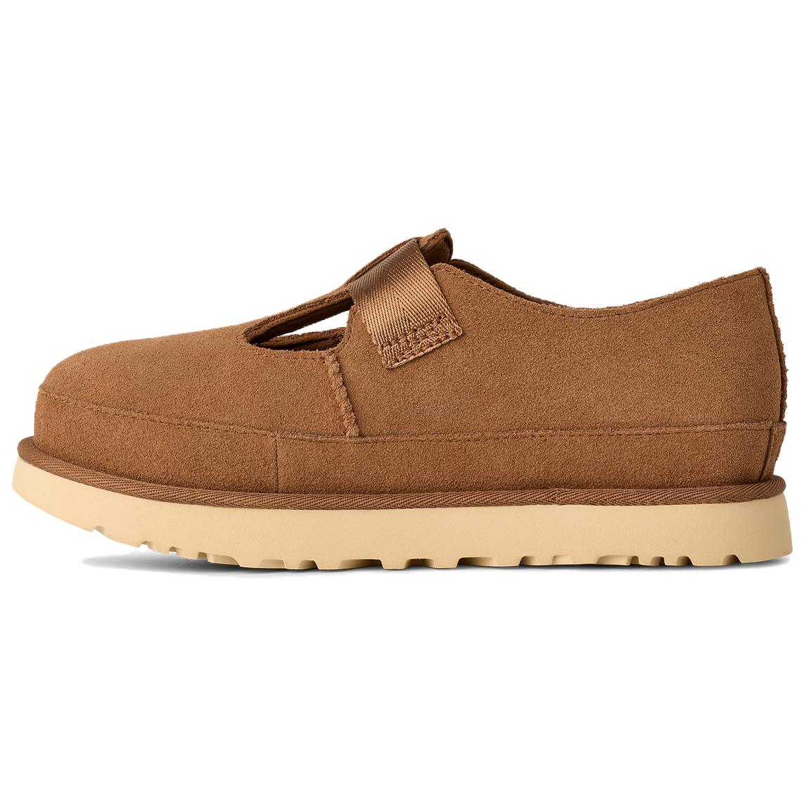 Женские туфли UGG (каштановые)