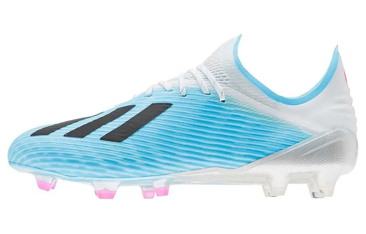 Adidas X 19.1 AG Artificial Ground Breathable Soccer Shoes Unisex White Blue