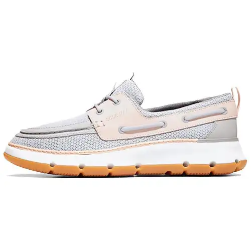 COLE HAAN Fabric Low top Casual Shoes Women's Light Gray