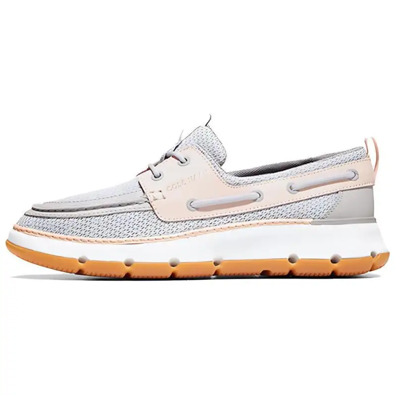 COLE HAAN Fabric Low top Casual Shoes Women's Light Gray