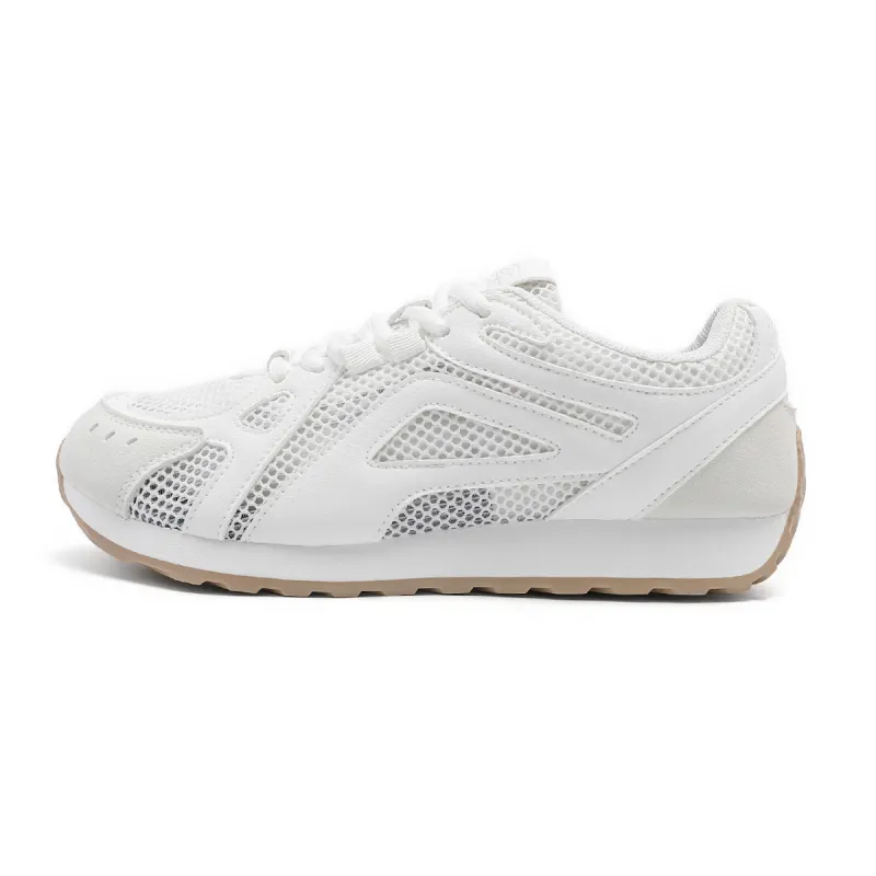 DEERWAY Delhui cleanfit Korean style college style student skirt sweet and youthful versatile soft sole commuting sports fashion trendy and simple increased wear resistance lightweight breathable non-slip low-top lifestyle casual shoes women's white