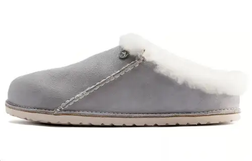 Birkenstock Zermatt Split Suede Low top Casual Shoes Women's Gray Narrow