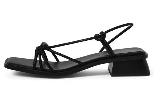 CHARLES&KEITH One Strap Sandals Women's Black