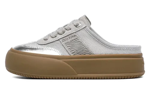 Dickies Rubber Sole Closed Toe Slippers Women's Silver Gray