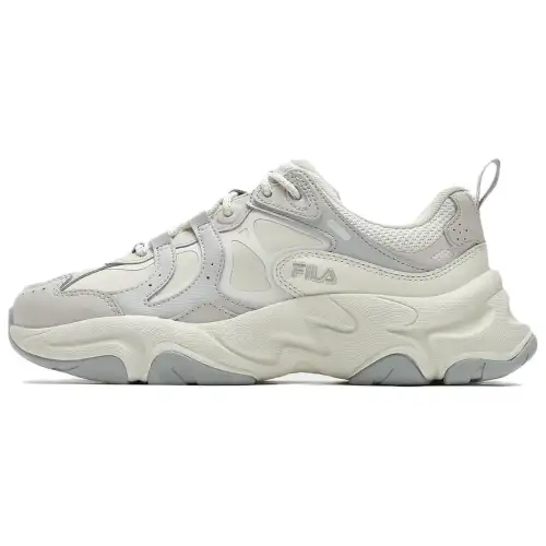 FILA MARS 3 Abrasion Resistant Breathable Low top Casual Shoes Women's Ecru
