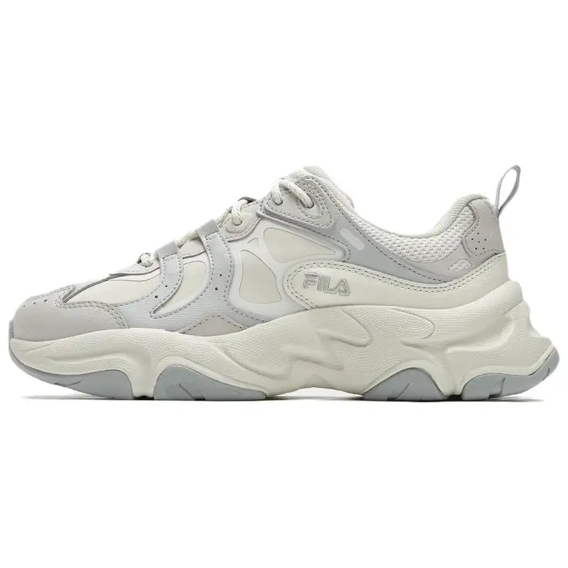 FILA MARS 3 Abrasion Resistant Breathable Low top Casual Shoes Women's Ecru