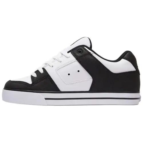 DC Shoes Slip Resistant Low top Skateboard Shoes Men's Black White