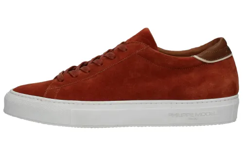 PHILIPPE MODEL Leather Versatile Low top Skateboard Shoes Men's