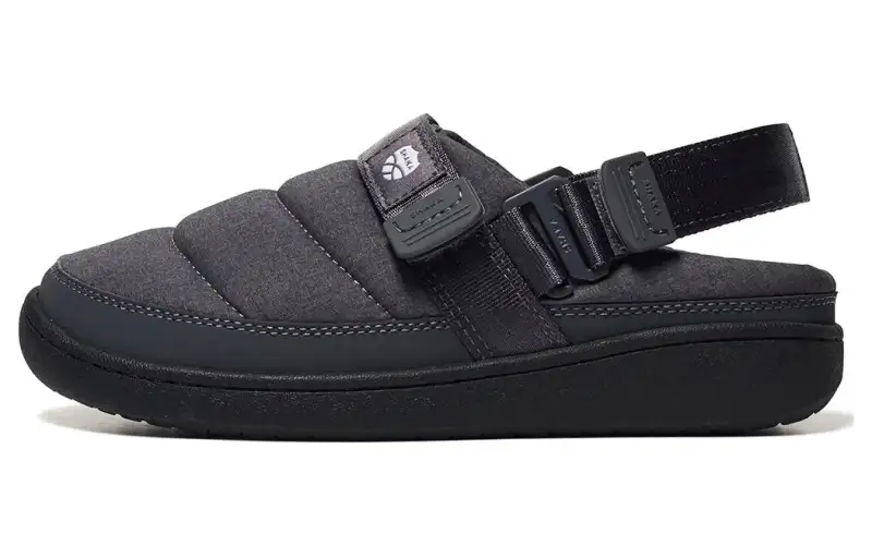 Shaka SCHLAF CLOG Closed Toe Slippers Unisex Charcoal
