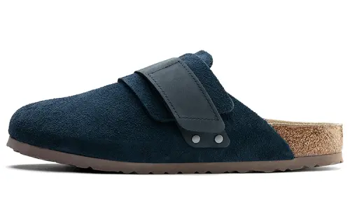 Birkenstock Nagoya Suede Leather Narrow Fit 'Navy'