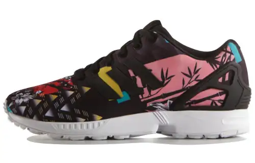 Adidas Originals ZX Flu Cushioning Low top Casual Shoes Women's Multicolor