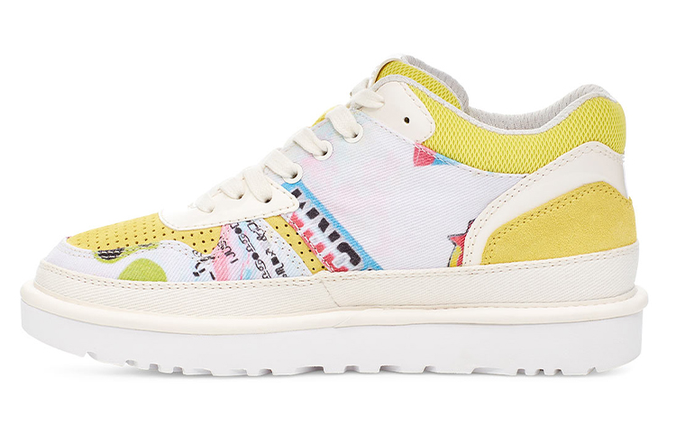UGG Highland Sport Pop Angeles 'White Yellow' Women's