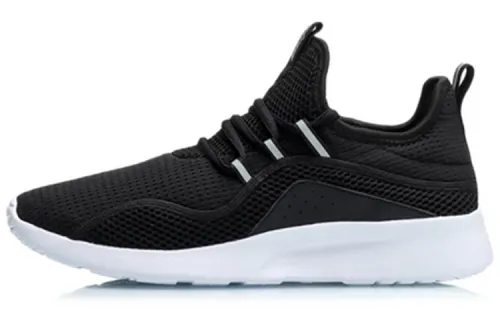 Li Ning EazGo Fashion Non slip Lightweight Low top Casual Shoes Men's Black
