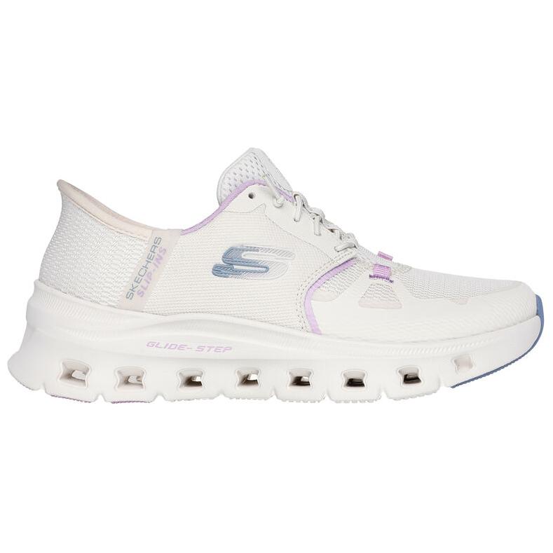 Skechers Glide Step Low top Casual Shoes Women’s White Purple