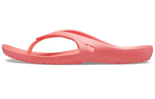 Crocs Kadee 2 Minimalistic Casual Flip Flops Red Women's