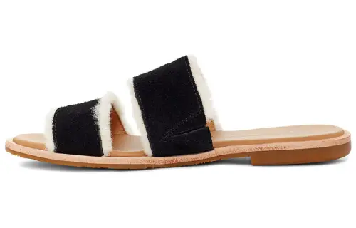 UGG Rubber Sole Slide Slippers Women's Black