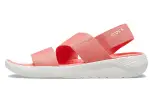 Crocs LiteRide Minimalistic Casual Sports Orange Sandals Women's