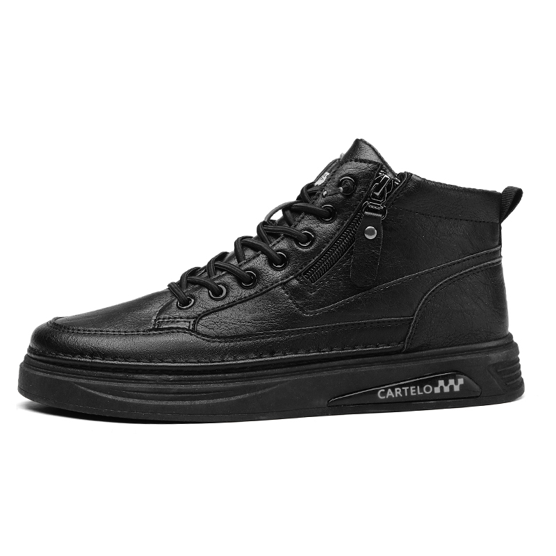CARTELO Synthetic Leather Mid top Casual Shoes Men's