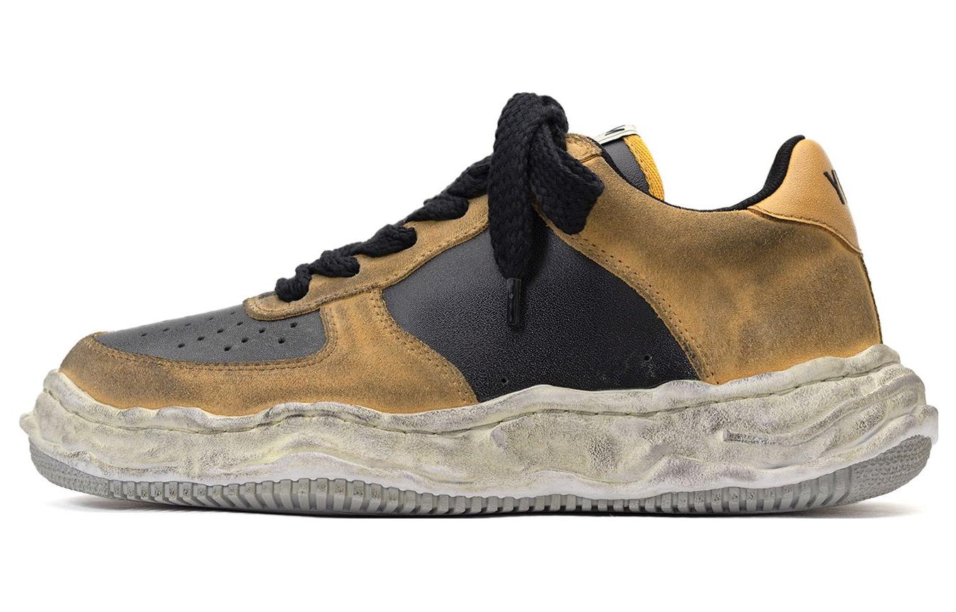 Maison MIHARA YASUHIRO Wayne Distressed-effect Low-top Leather Sneakers