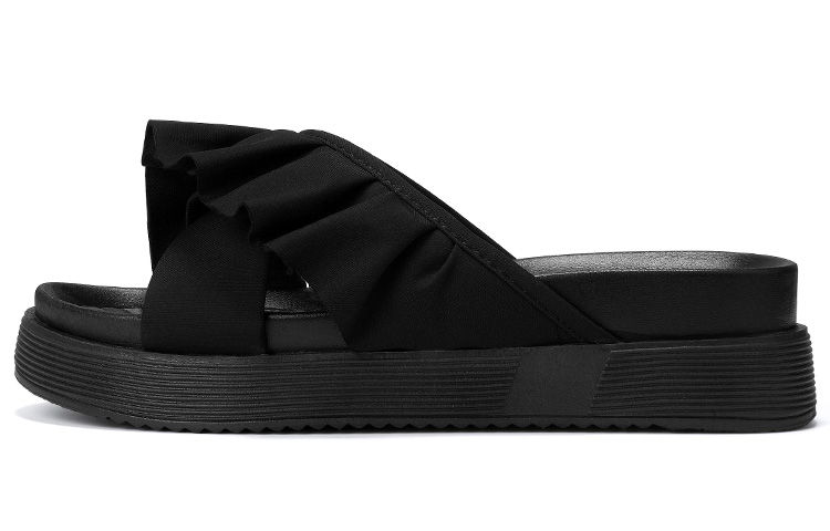 OMS Fabric Slide Slippers 4.5cm Women's