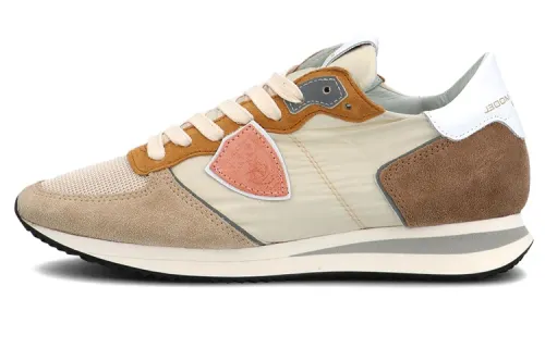 PHILIPPE MODEL Trpx Casual Shoes Women's Low Top Brown Yellow