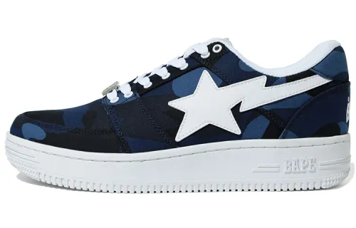 BAPE A BATHING APE Bape Sta Low Color Camo Navy