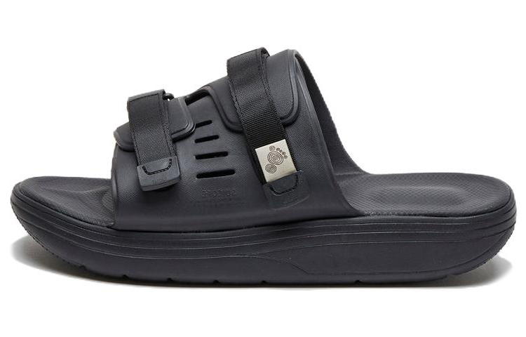 Мужские шлепанцы Suicoke Velcro (черные)