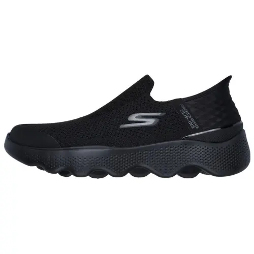 Skechers Go Walk Massage Fit Cushioning, Wear Resistant Low top Casual Shoes Men's Black