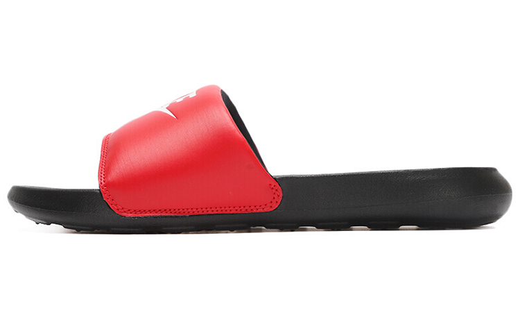 Nike Victori One Slide Mix Cozy Non Slip Sports Black Red Sandals 'Red Black'