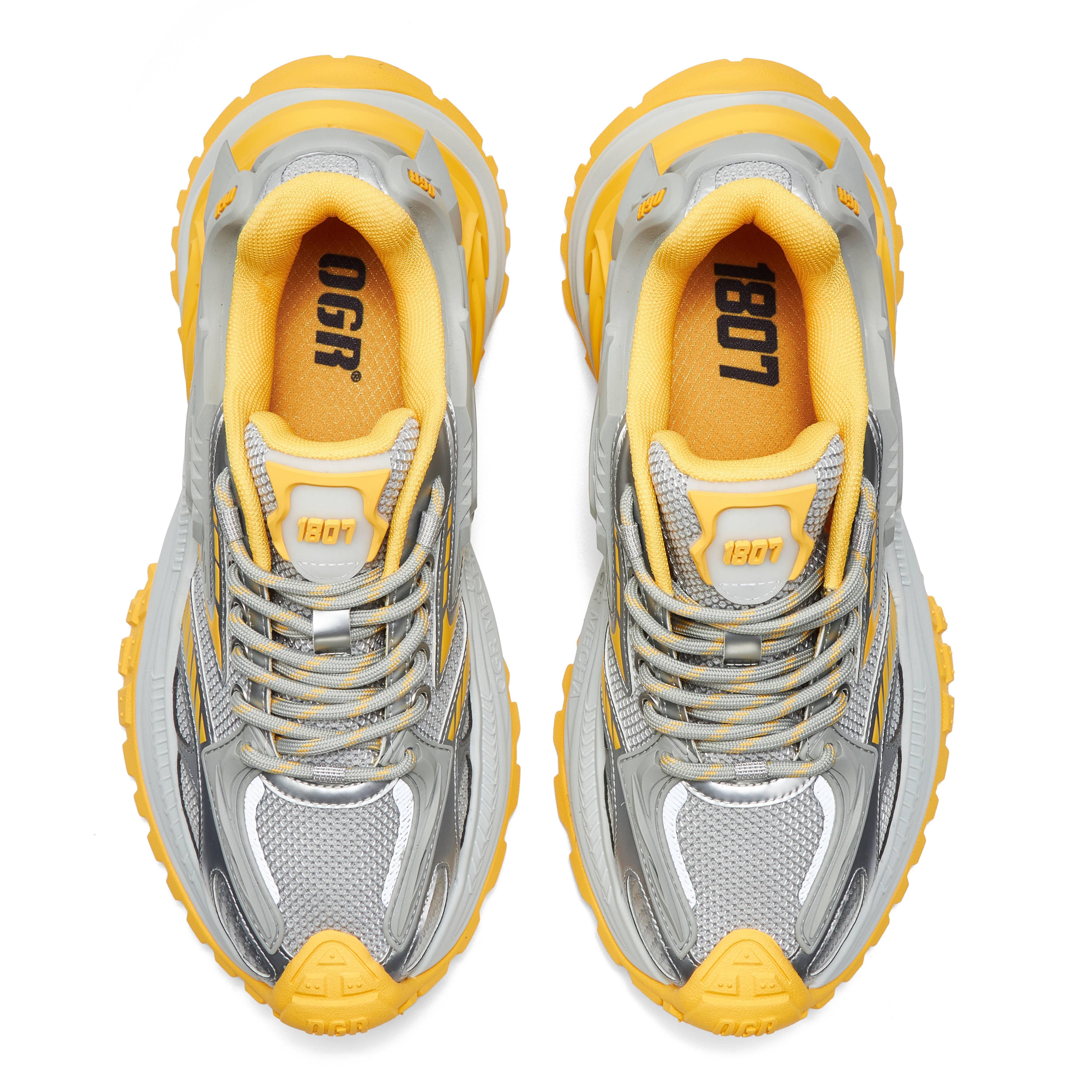 OGR Cobra Low top Running Shoes Unisex Meteorite Yellow 1807 Limited Edition