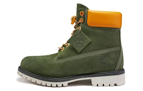 Timberland 6 Inch Premium Waterproof Boot 'Olive Green Orange'